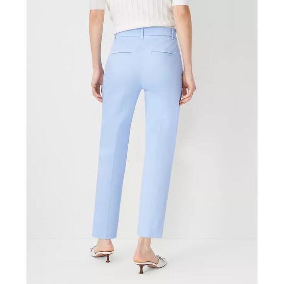 Ann Taylor Pants - Ann Taylor The Tall Cotton Crop Pant Blue Size 10 Tall NWT